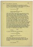 Moe Howard's 22pp. Partial Script Dated April 1936 for The Three Stooges Film ''A Pain in the Pullman'' -- With Annotations in Moe's Hand -- Likely Script Changes as Unbound -- Very Good Condition